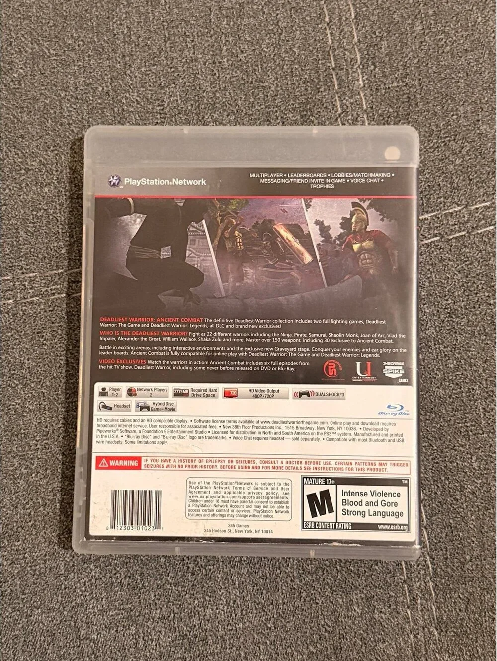 Deadliest Warrior: Ancient Combat for PlayStation 3
